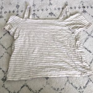 Cold shoulder short sleeve madewell top